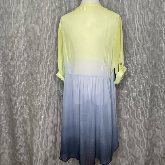 Cato sheer ombre’ hi Lo tunic - Picture 3 of 8